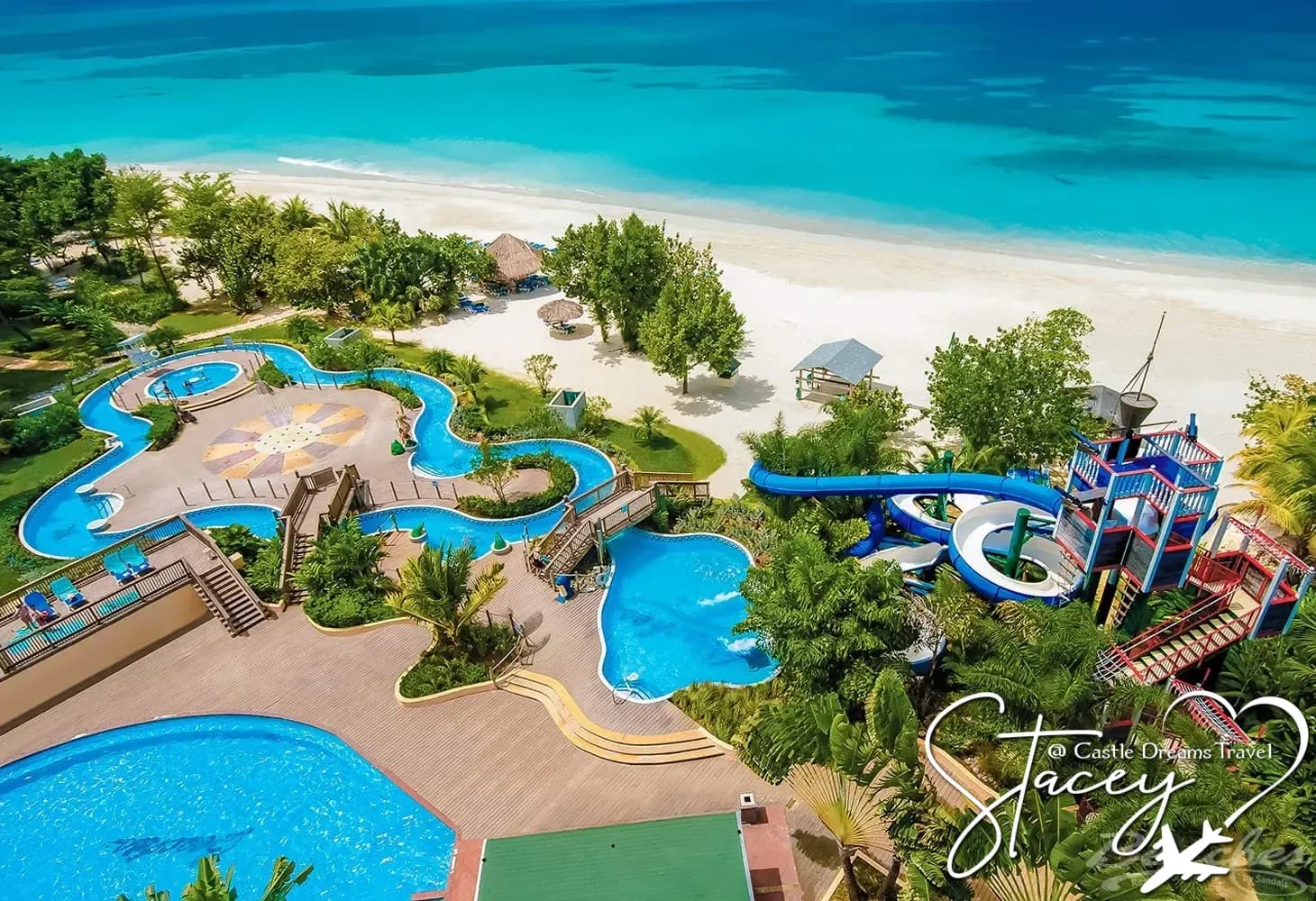 Beaches Negril along the seven-mile white sand beach of Long Bay