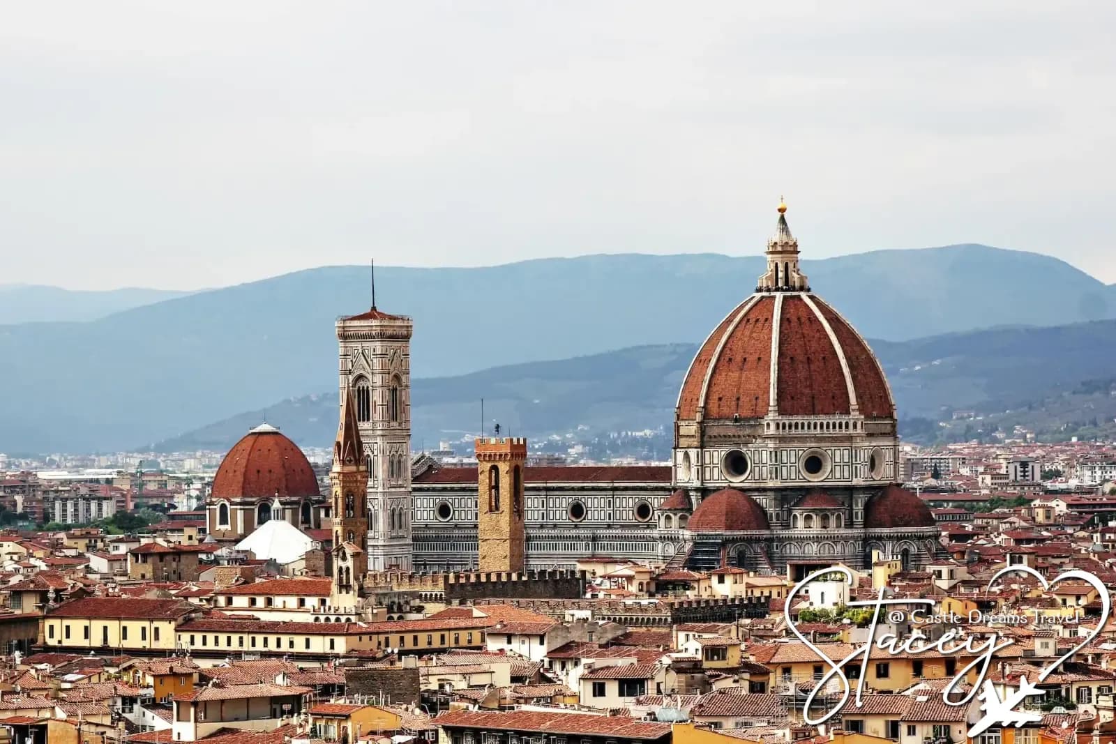 Florence Cathedral's dome rising over the Tuscan city