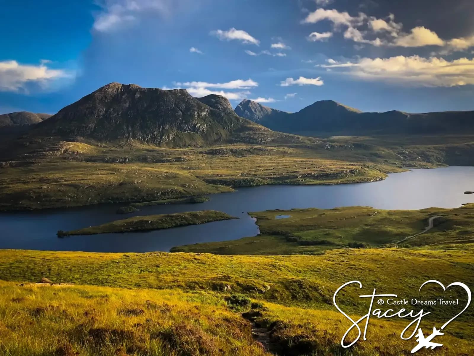 Misty mountains and lochs of the Scottish Highlands