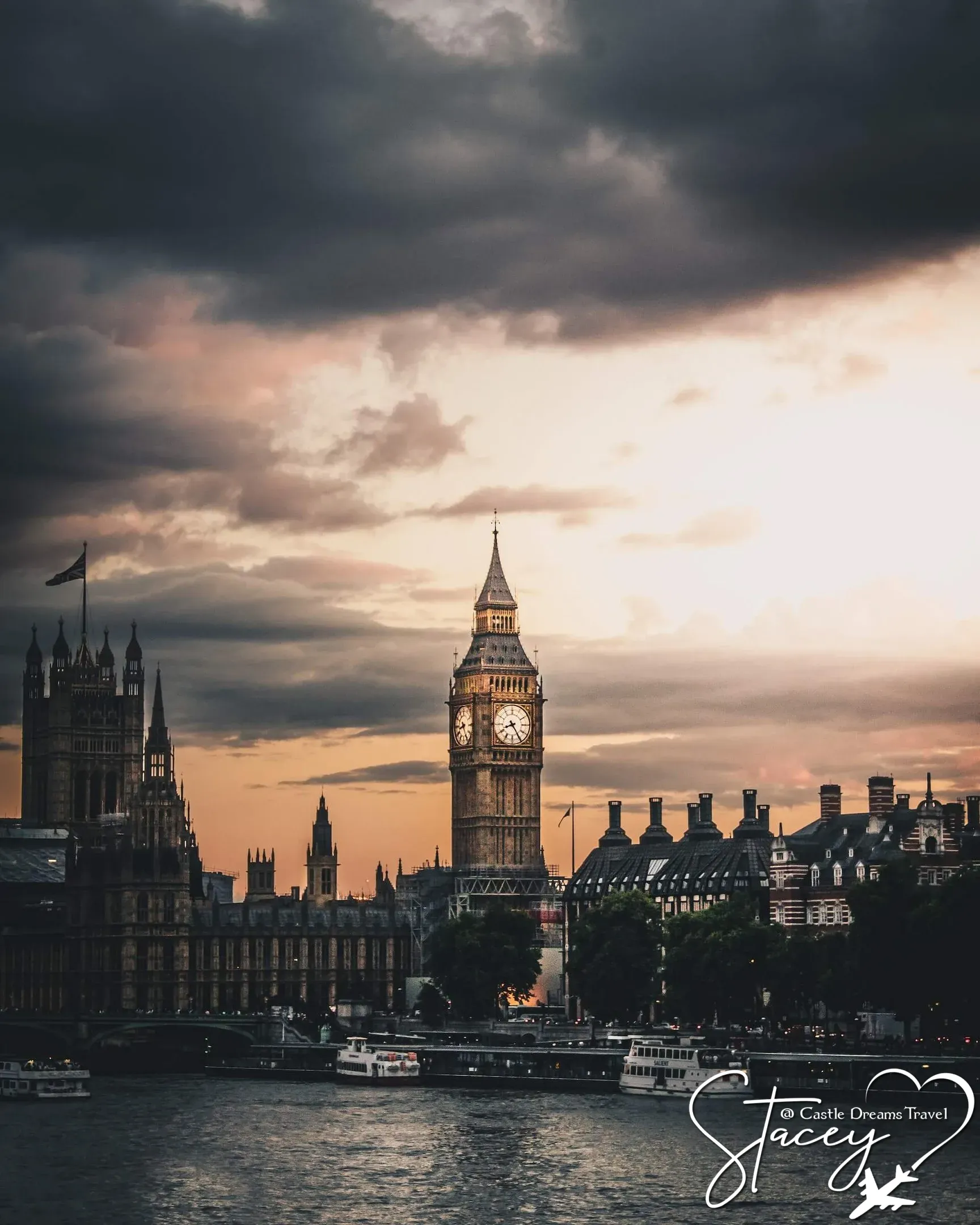 Tower Bridge and the River Thames in London, England