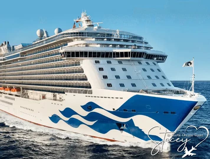 Princess Cruises ship at sea