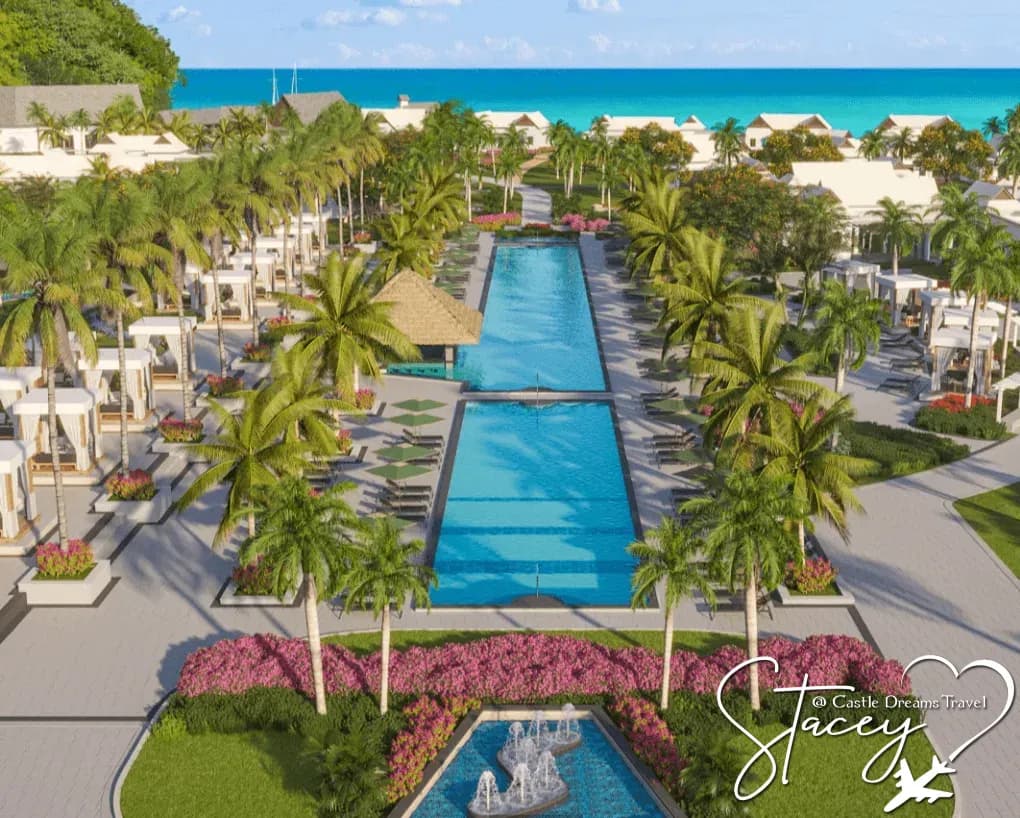 Sandals St. Vincent resort amid lush tropical gardens